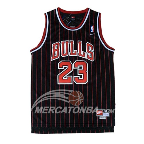 Maglia Chicago Bulls Michael Jordan Retro 1995-96 Nero